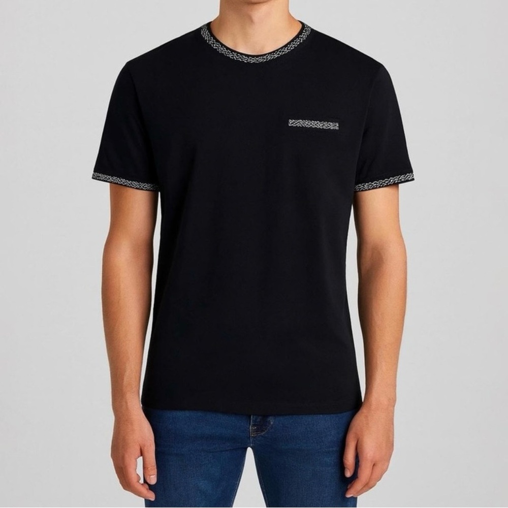 NWT Cactus ‎ Man Men’s T-shirt 100%cotton Black Size XXL